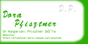 dora pfisztner business card